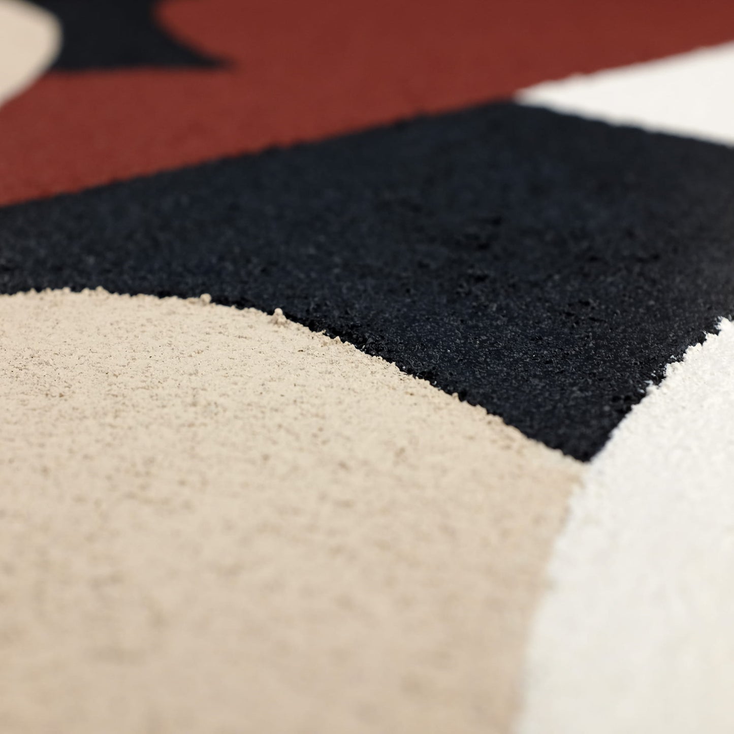 "Close-up details of textured painting named ABSTRACT DUET"