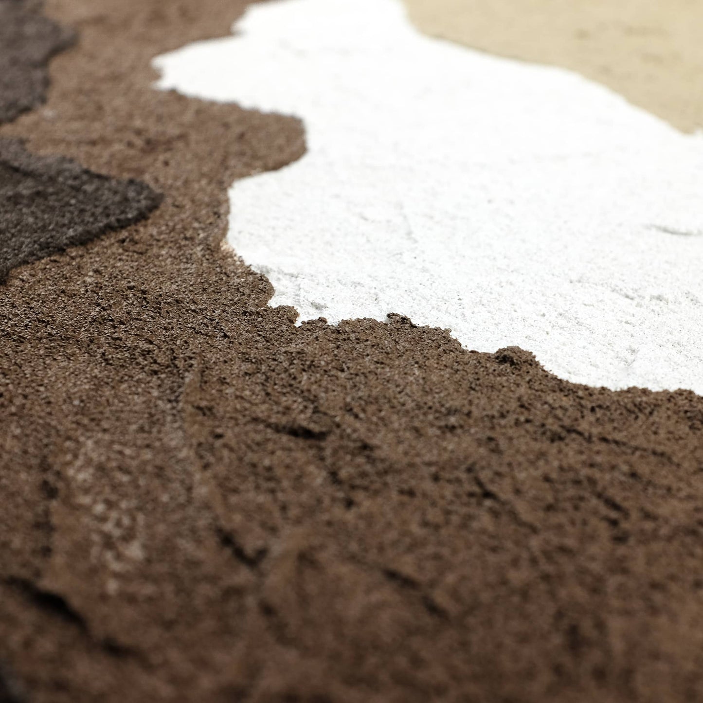 "Close-up details of textured painting named CANYON, STYLE A"
