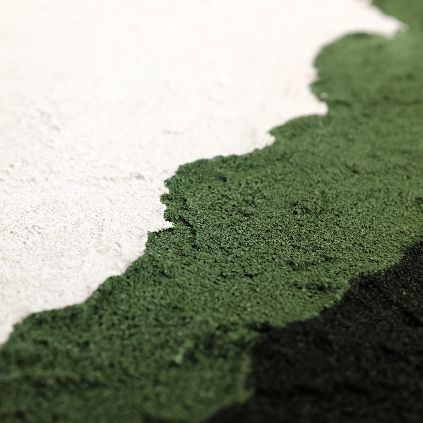 "Close-up details of textured painting named CANYON, STYLE B"