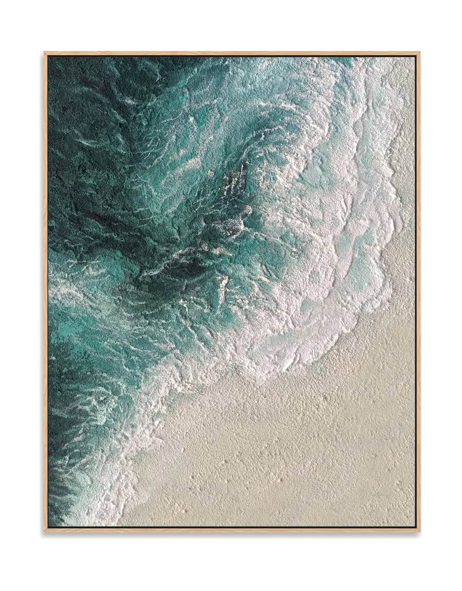 THE SEASHORE, STYLE A – TextureSpace | 100% Hand-Painted Wall Art